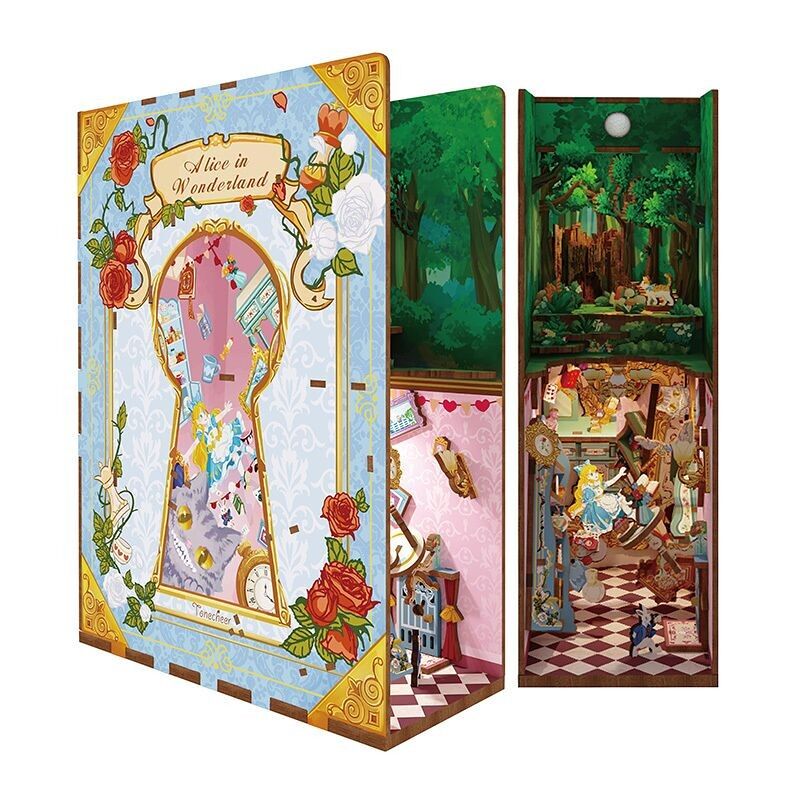 DIY Book Nook Kit - Alice in Wonderland