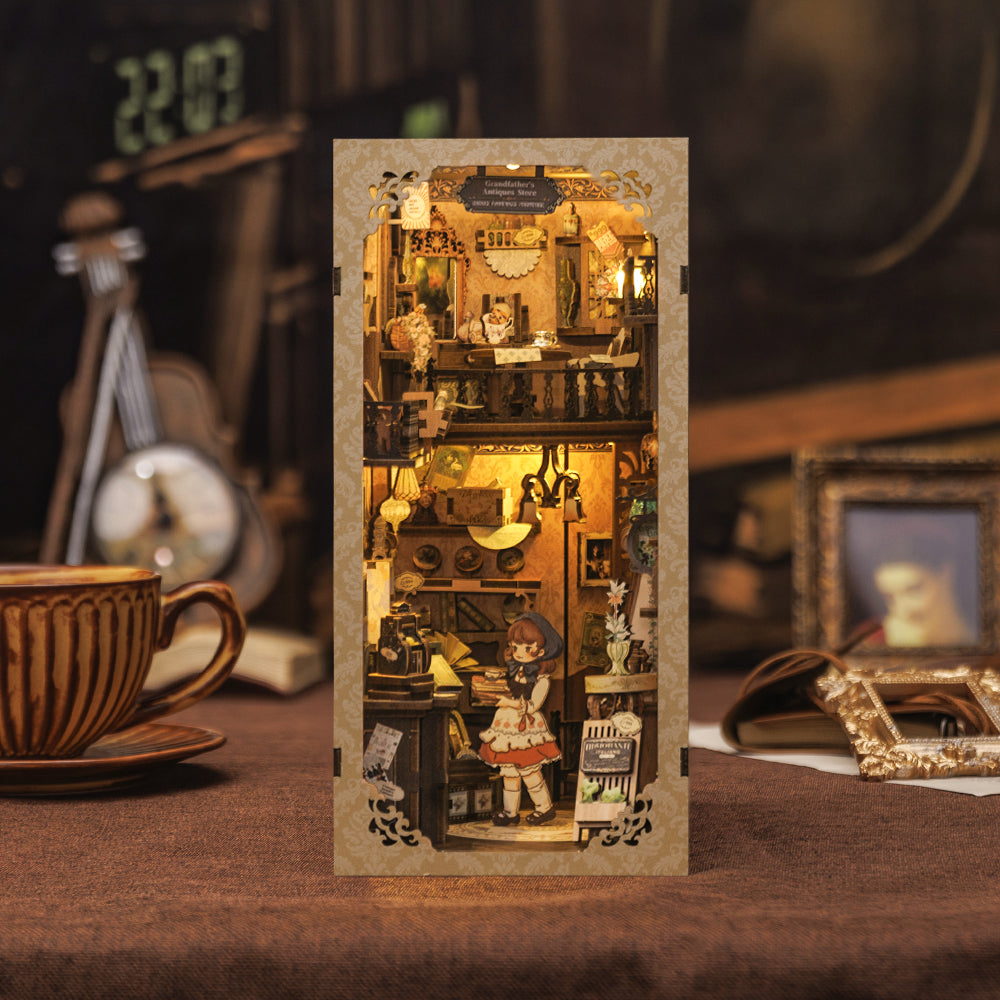 DIY Book Nook kit UK - Grandfather's Antique Store