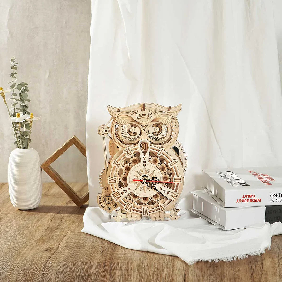 3D Puzzle - Owl Clock