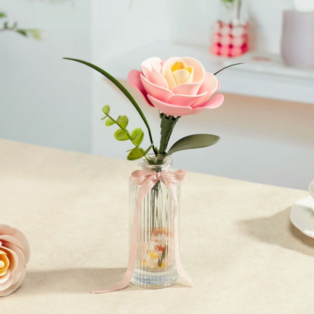 3D Puzzle - Pink Camellia