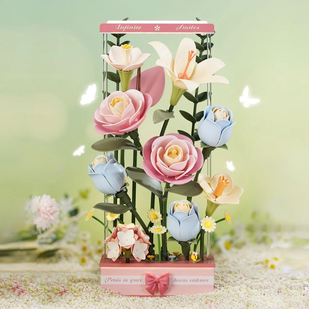 3D Puzzle - Blooming Bouquet Box
