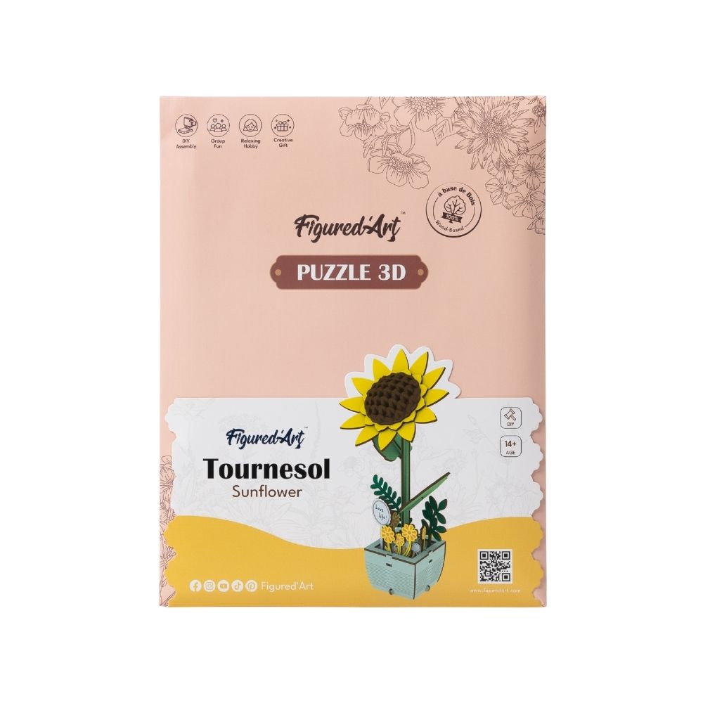3D Puzzle - Pretty Sunflower