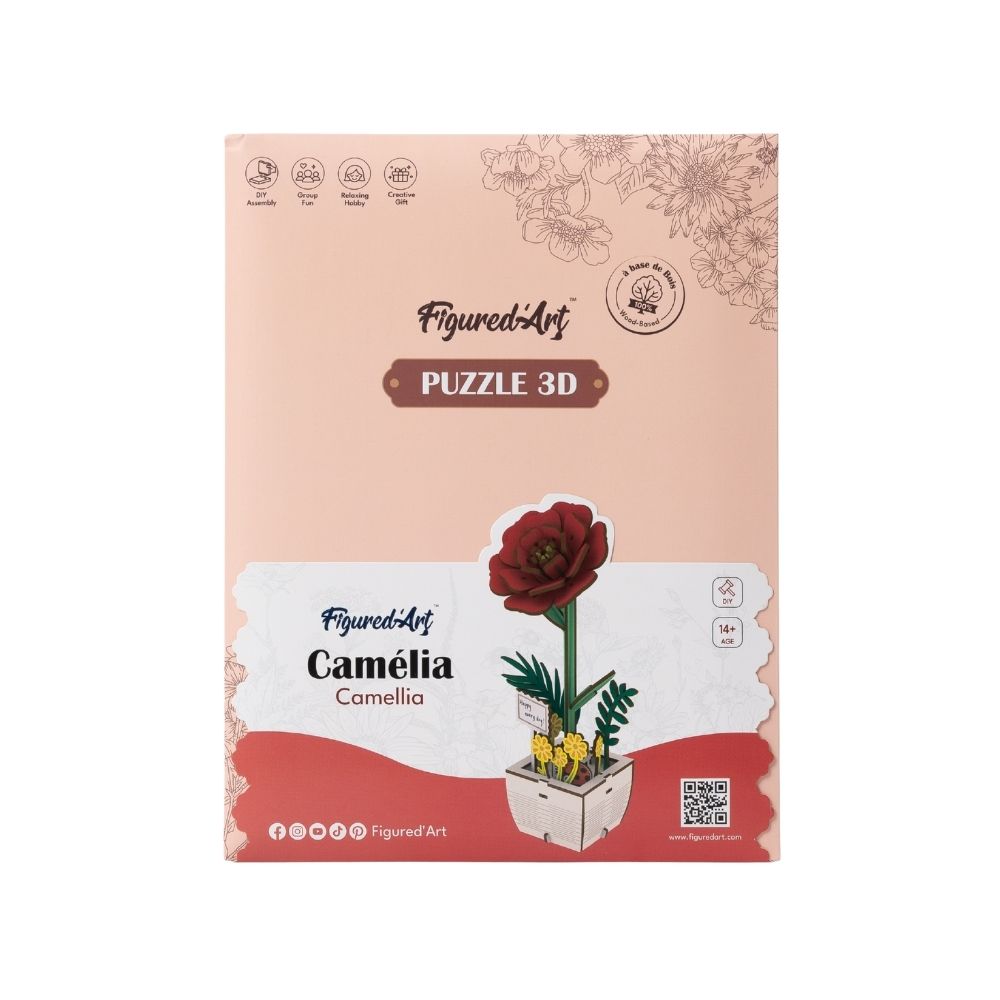 3D Puzzle - Pretty Camellia