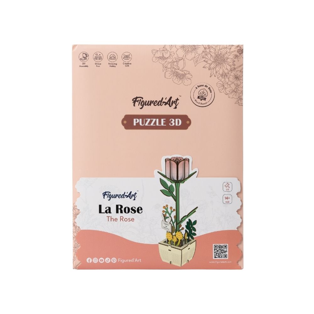 3D Puzzle - The Rose