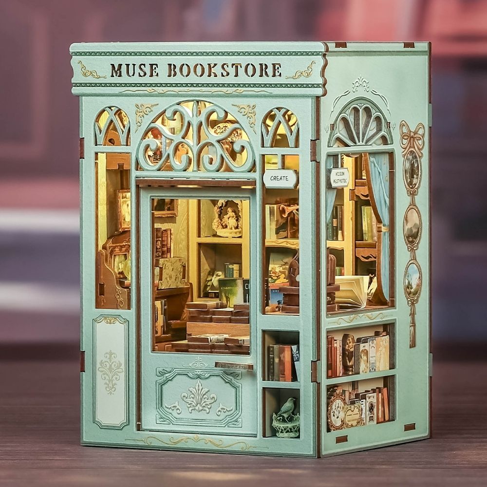 DIY Book Nook Kit - Muse Bookstore Figured'Art