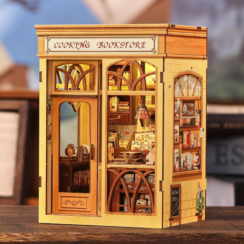 DIY Book Nook Kit - Cooking Bookstore Figured'Art