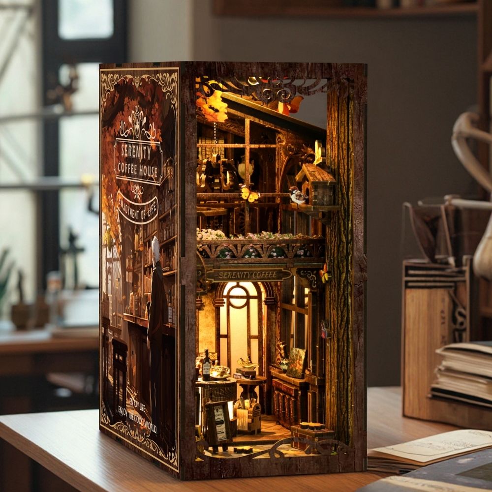 DIY Book Nook Kit - Serenity coffee house Figured'Art