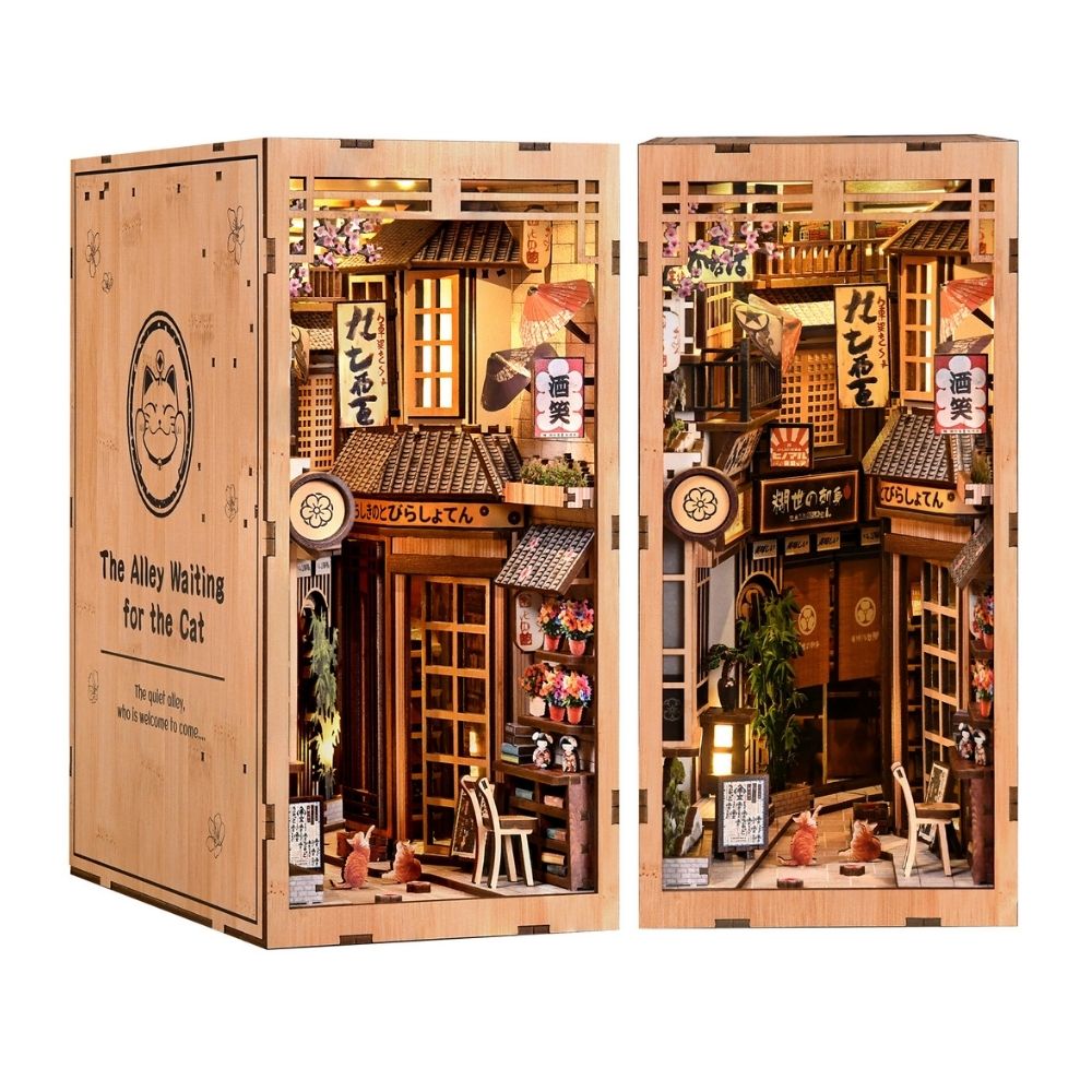 Book Nook - La ruelle attendant le chat