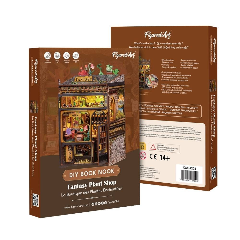 Book Nook - Fantasie-Pflanzenladen