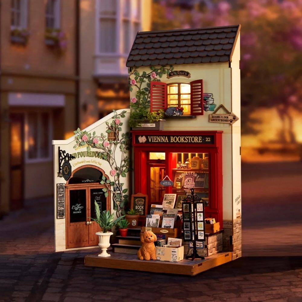 3D Puzzle - Vienna Bookstore Figured'Art