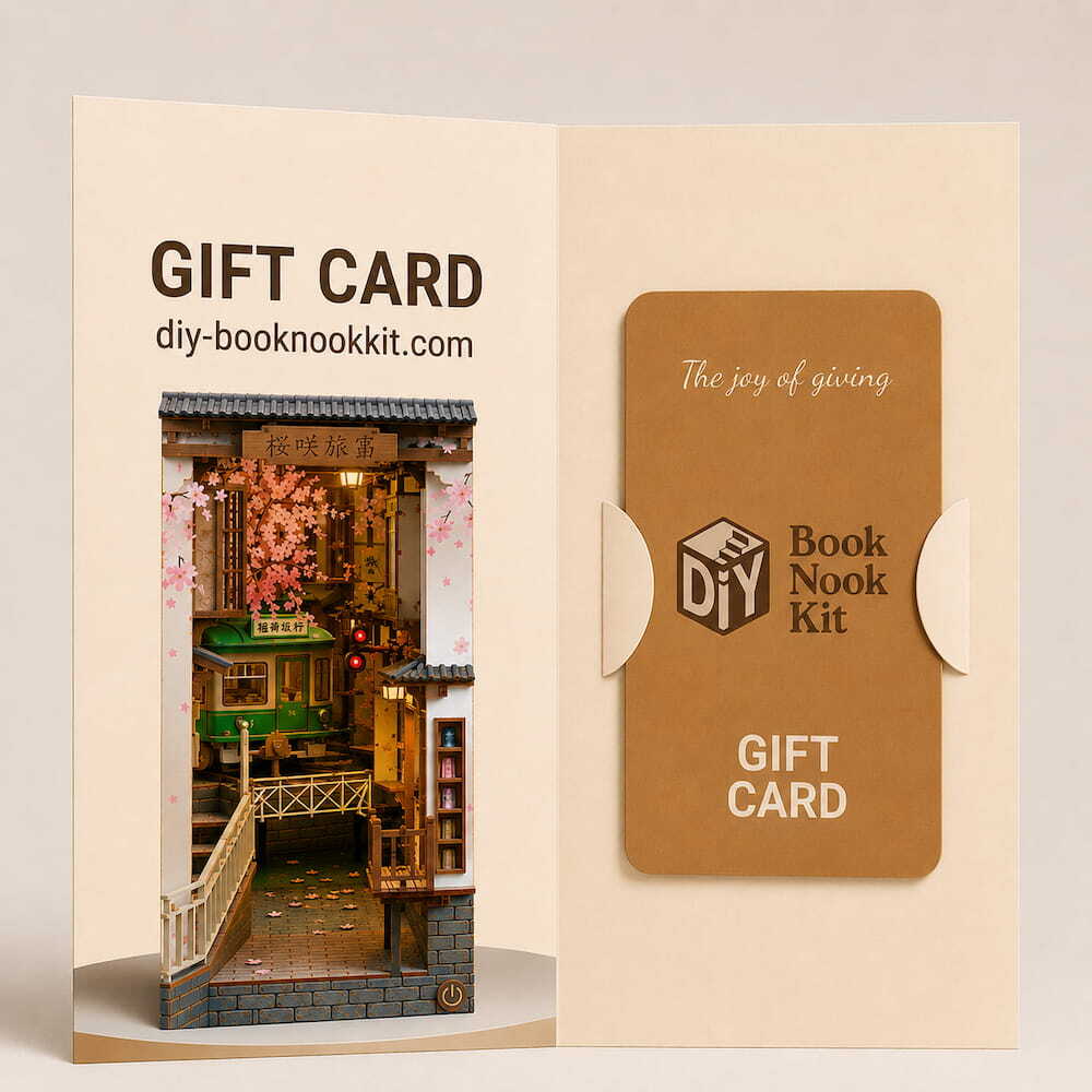 DIY Book Nook Gift Card