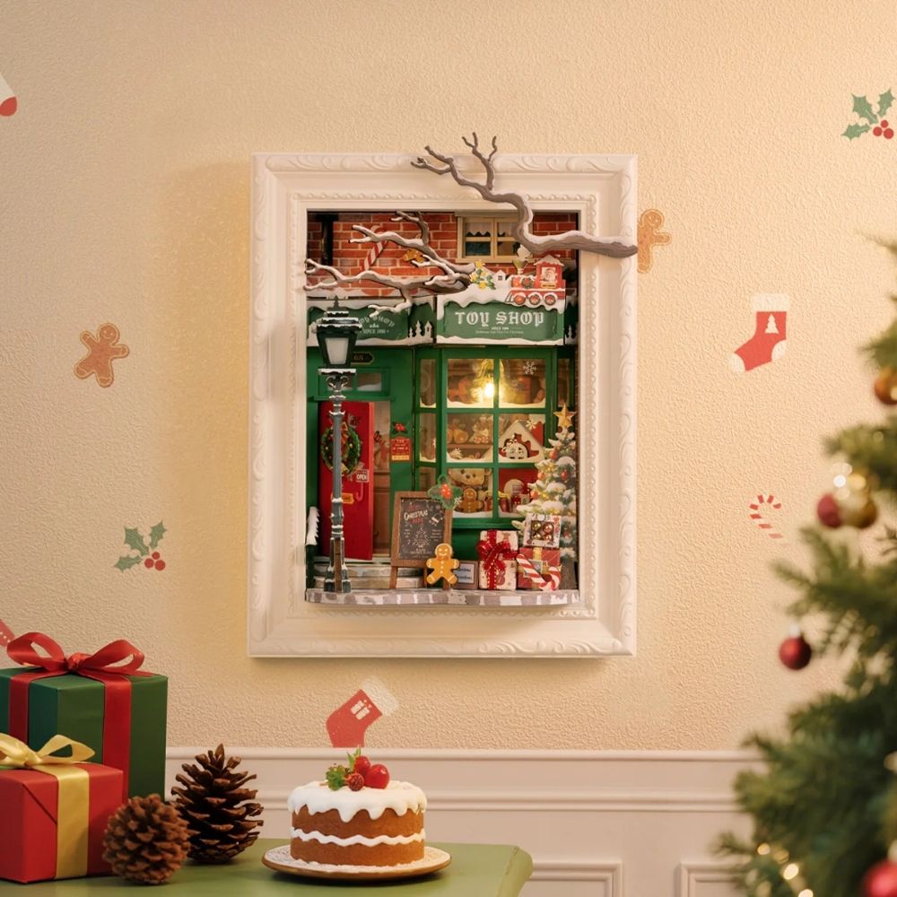 3D Puzzle - Santa's Toy Shop Figured'Art