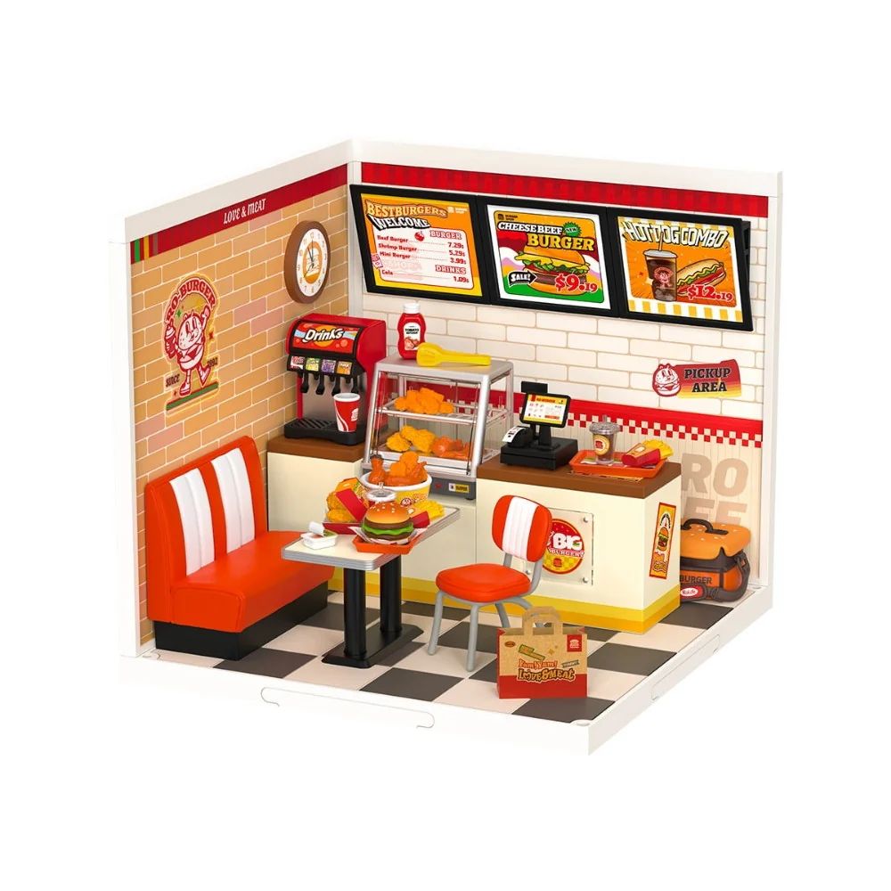 Casa in miniatura 3D - Yum Yum Burgers