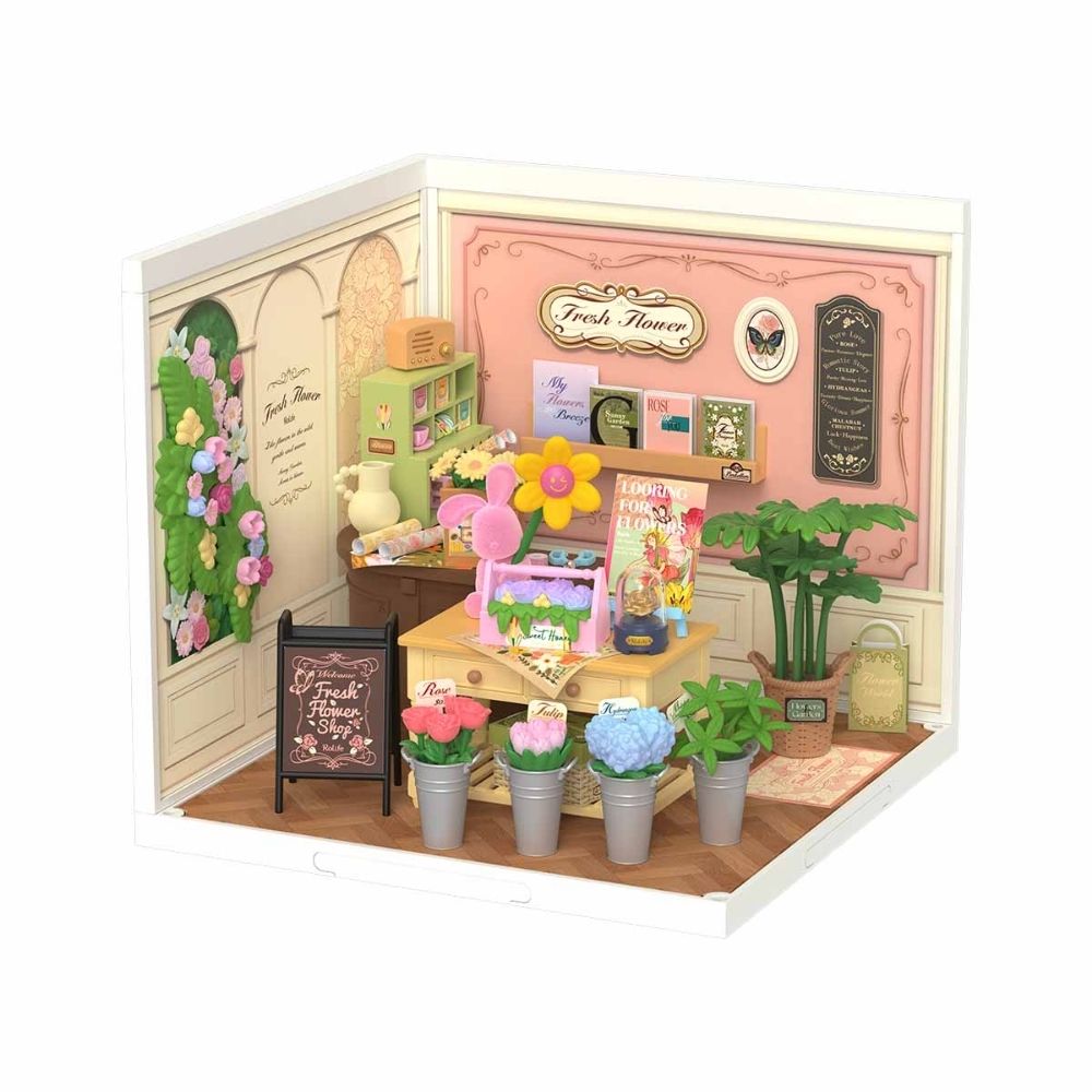 Miniaturhaus - Frische-Blumen-Shop