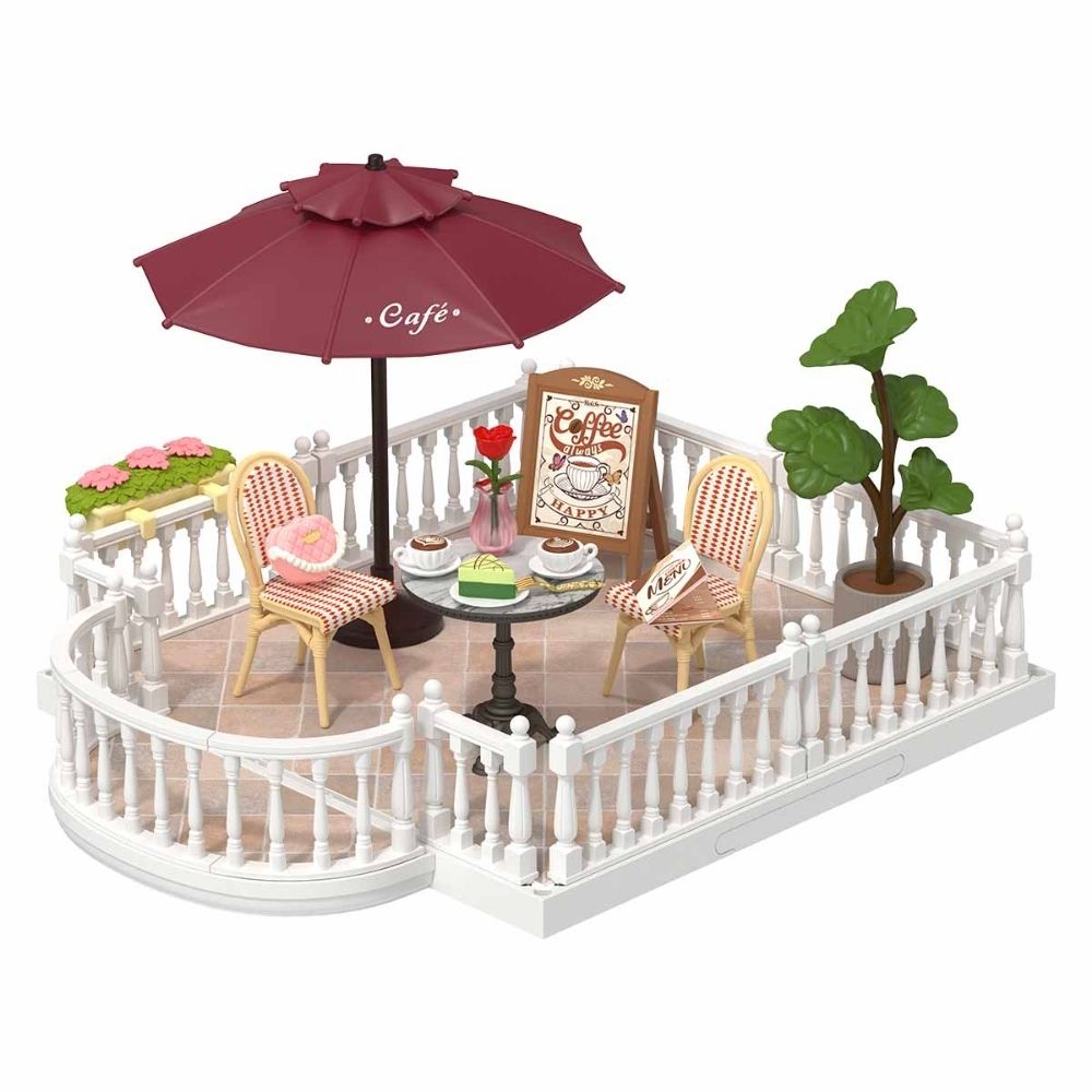 Maison Miniature - Terrasse de café chic