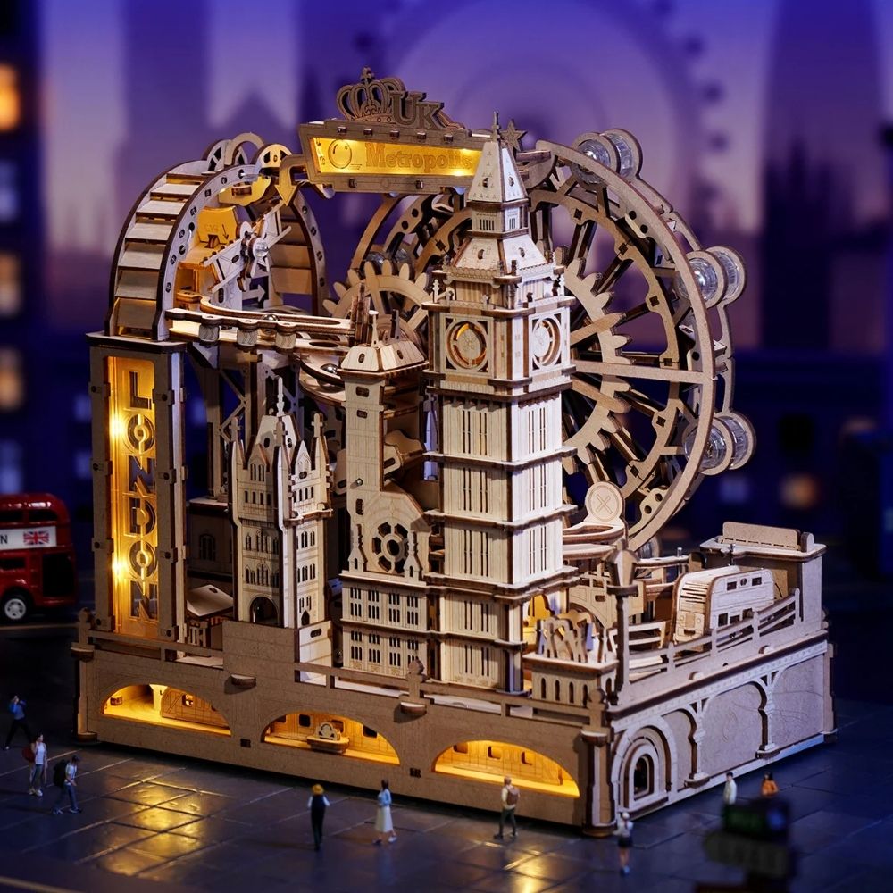 3D Puzzle - Marble Travel London Figured'Art