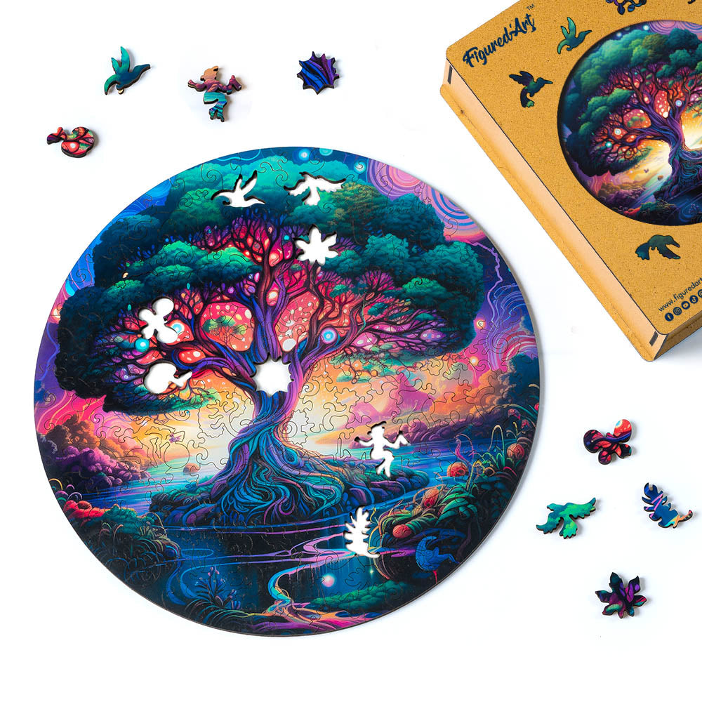 Wooden Puzzle - Mystical Tree