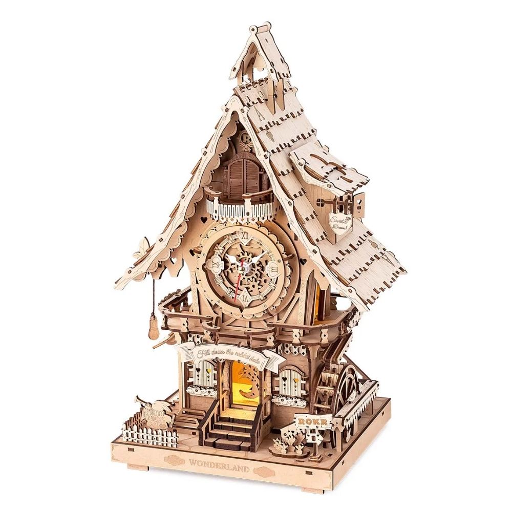 3D Puzzle - Cuckoo Clock (wood colour)