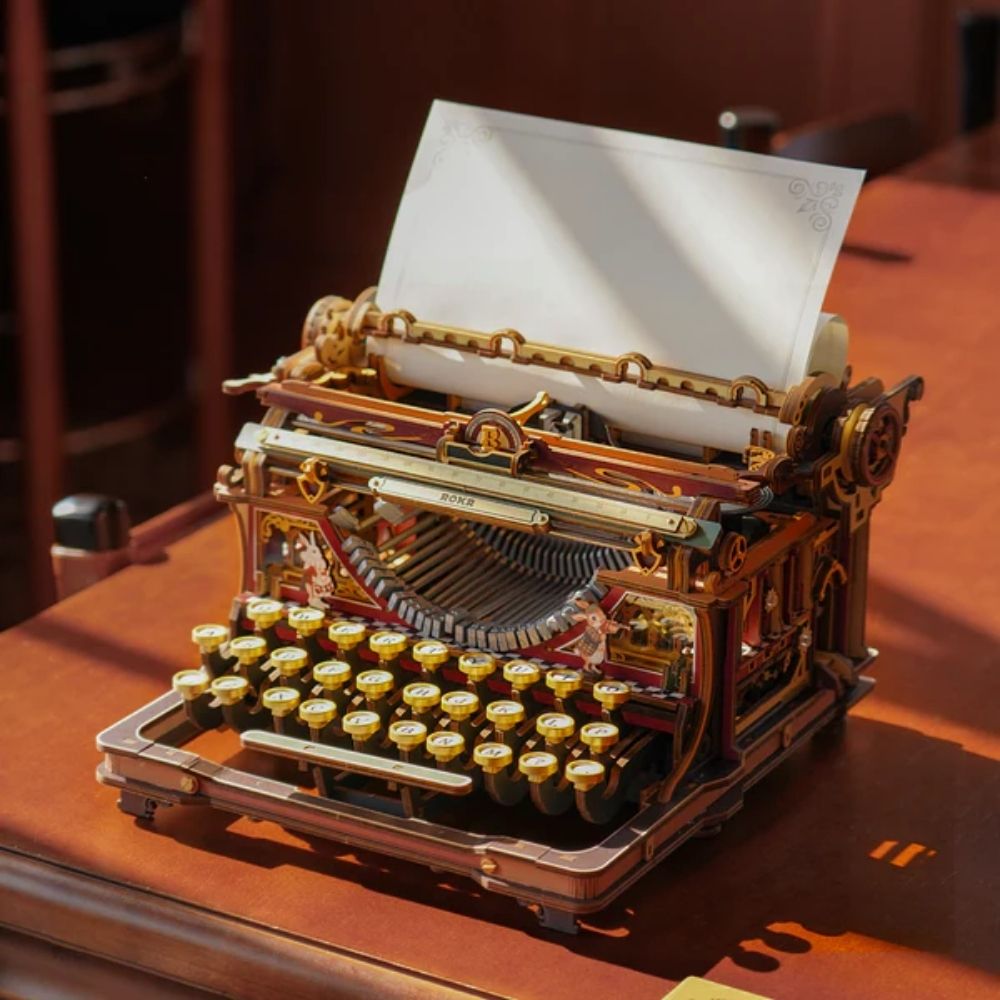 3D Puzzle - Magical Mechanical Typewriter