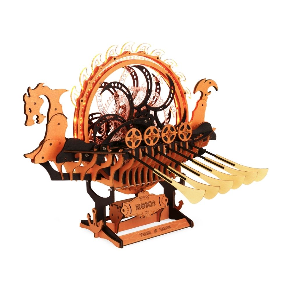 Puzzle 3D - Nave Vichinga con Drago