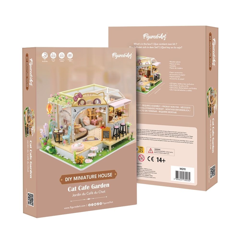 Miniature House - Cat Cafe Garden