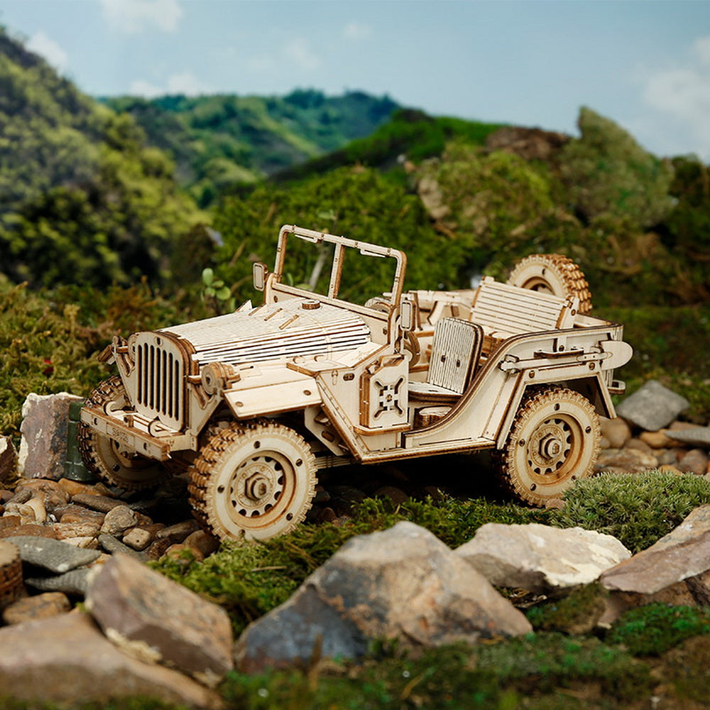 3D Puzzle - Army Field Car