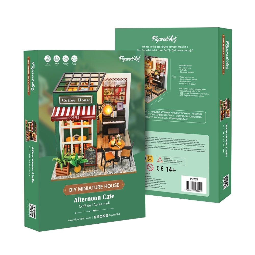 Miniaturhaus - Nachmittagskaffee