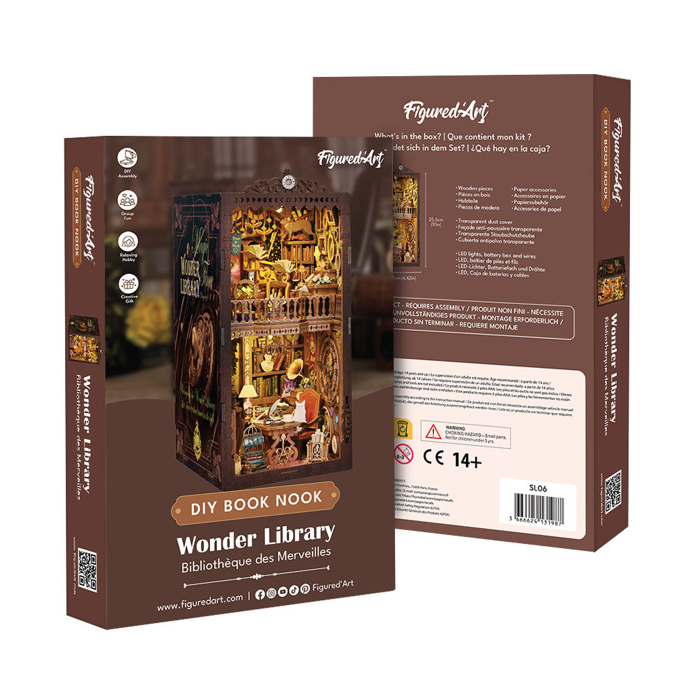 DIY Book Nook Kit - Wonder Library
