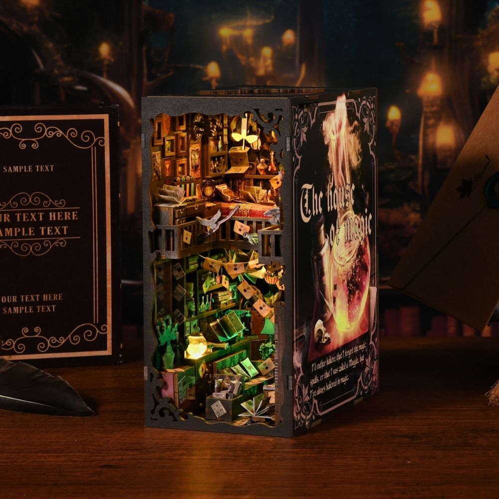 DIY Book Nook Kit - The House of Magic Figured'Art