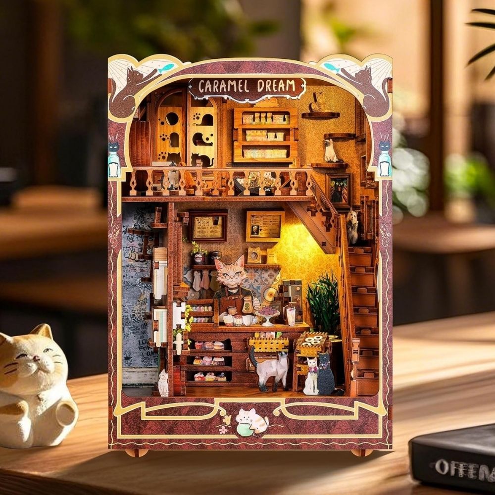 DIY Book Nook Kit - Caramel Dreams Figured'Art