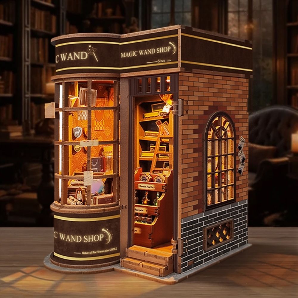 DIY Book Nook Kit - Wizard Wand Store Figured'Art