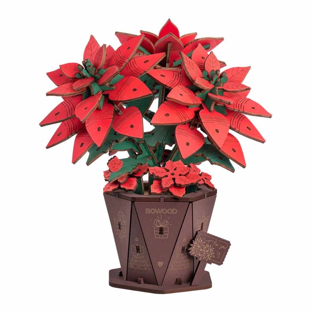 3D Puzzle - Poinsettia