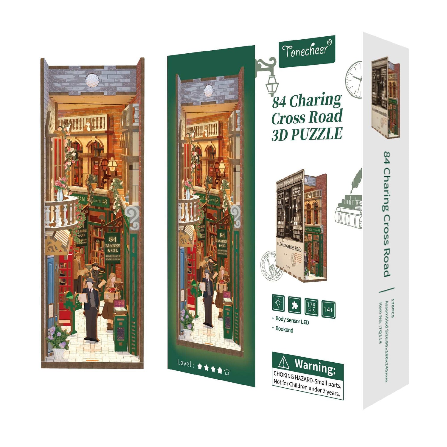 DIY Book Nook Kit - 84 Charing Cross Road