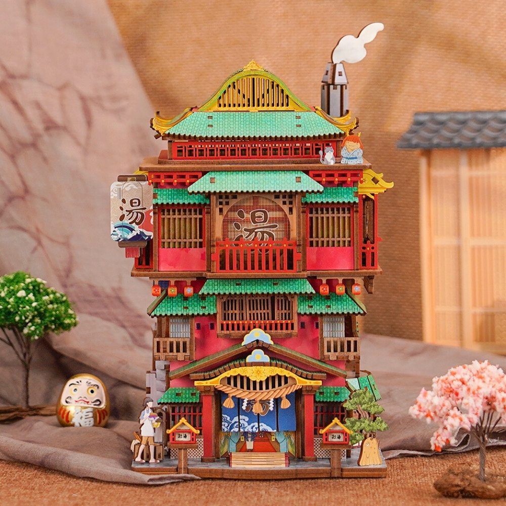 3D Puzzle - Onsen Saga Figured'Art