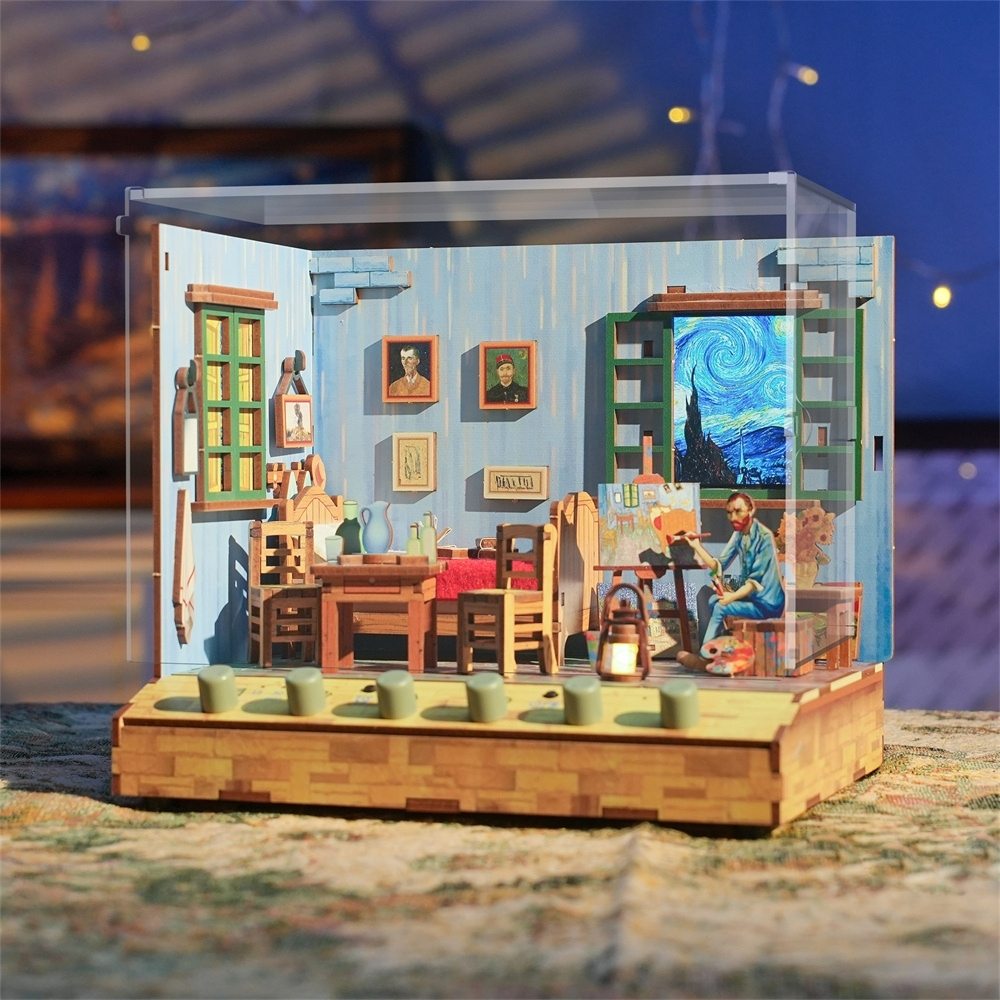 3D Puzzle - Vincent's Bedroom Figured'Art
