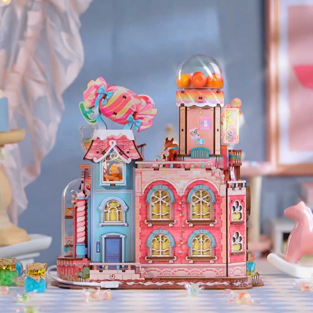 3D Puzzle - Die Süßigkeiten-Werkstatt