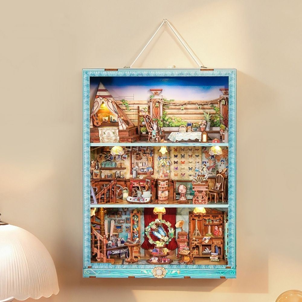 DIY Book Nook Kit  - Travel collector Figured'Art