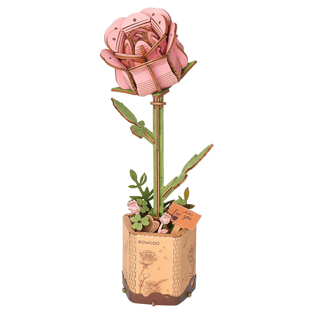 3D Puzzle - Pink Rose