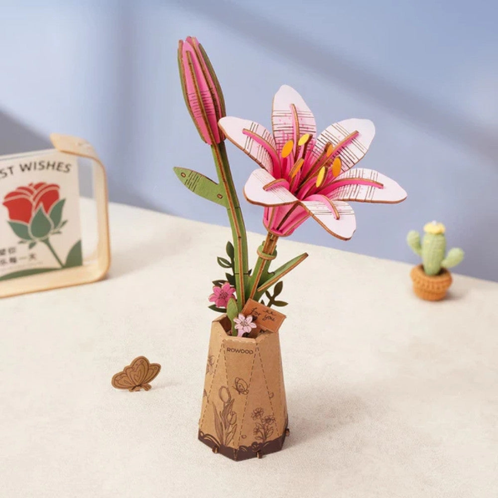 3D Puzzle - Pink Lily