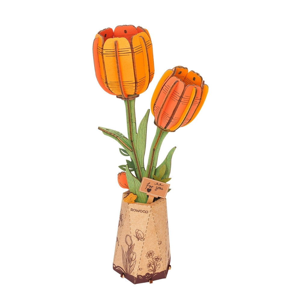 3D Puzzle - Orange Tulip