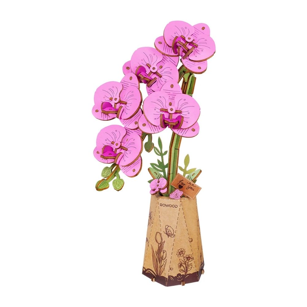 3D Puzzle - Purple Moth Orchid