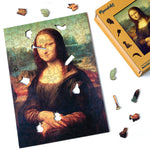 Wooden Puzzle - Mona Lisa by Leonardo da Vinci