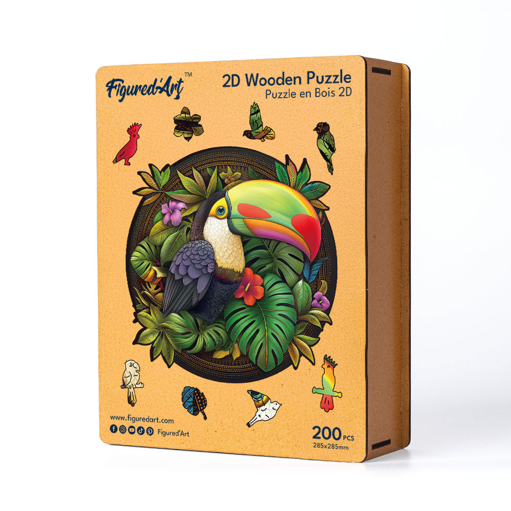 Wooden Puzzle - Tropical Toucan