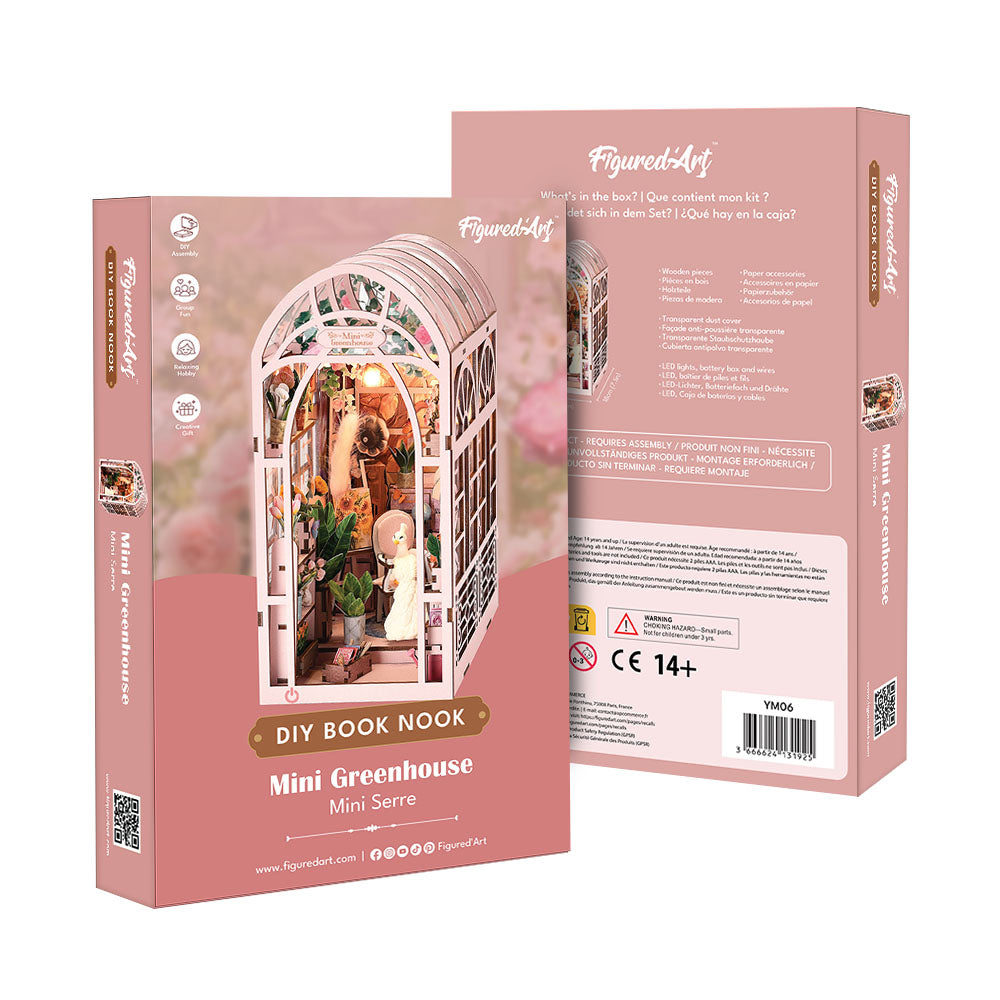 Book Nook - Mini Gewächshaus