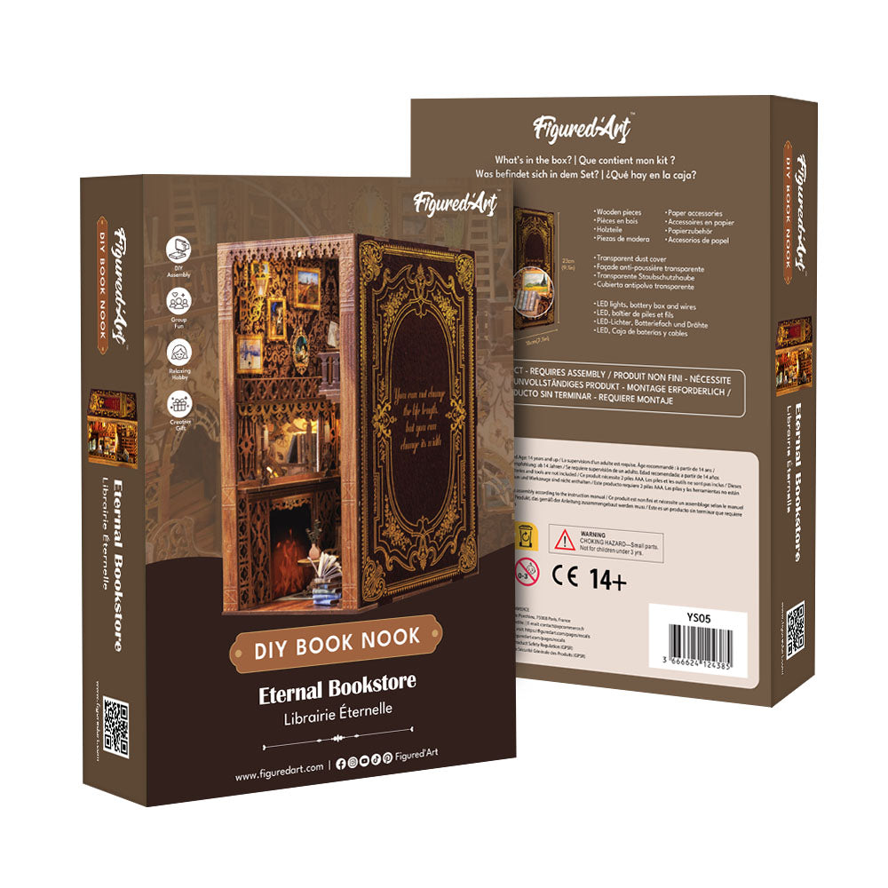 DIY Book Nook Kit - Eternal Bookstore