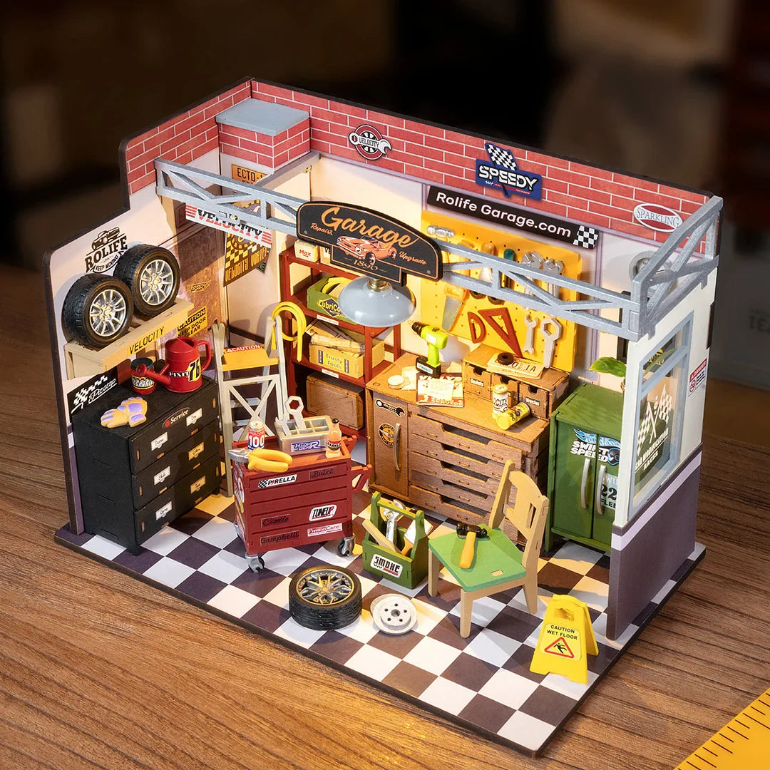 Casa in miniatura 3D - Officina