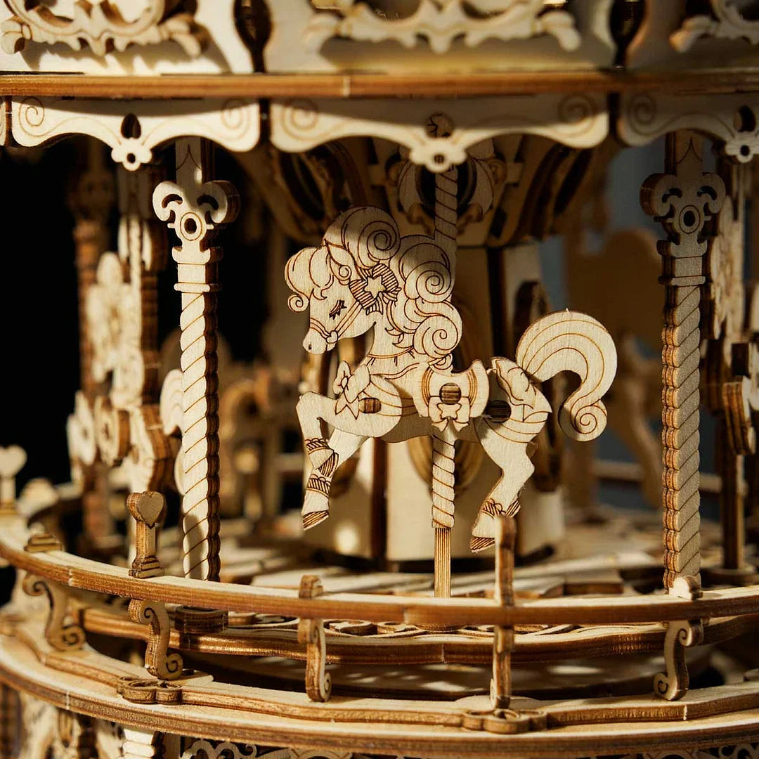 3D Puzzle - Romantic Carousel